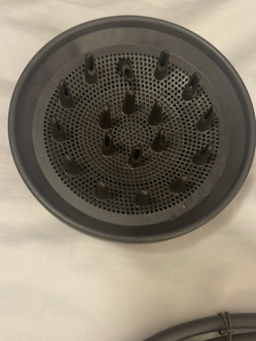 Dyson Black Hair Dryer with Diffuser and Attachments